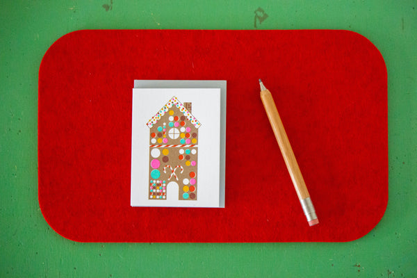 Gingerbread House Mini Card