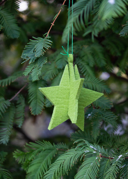 Lind Star Felt Ornament