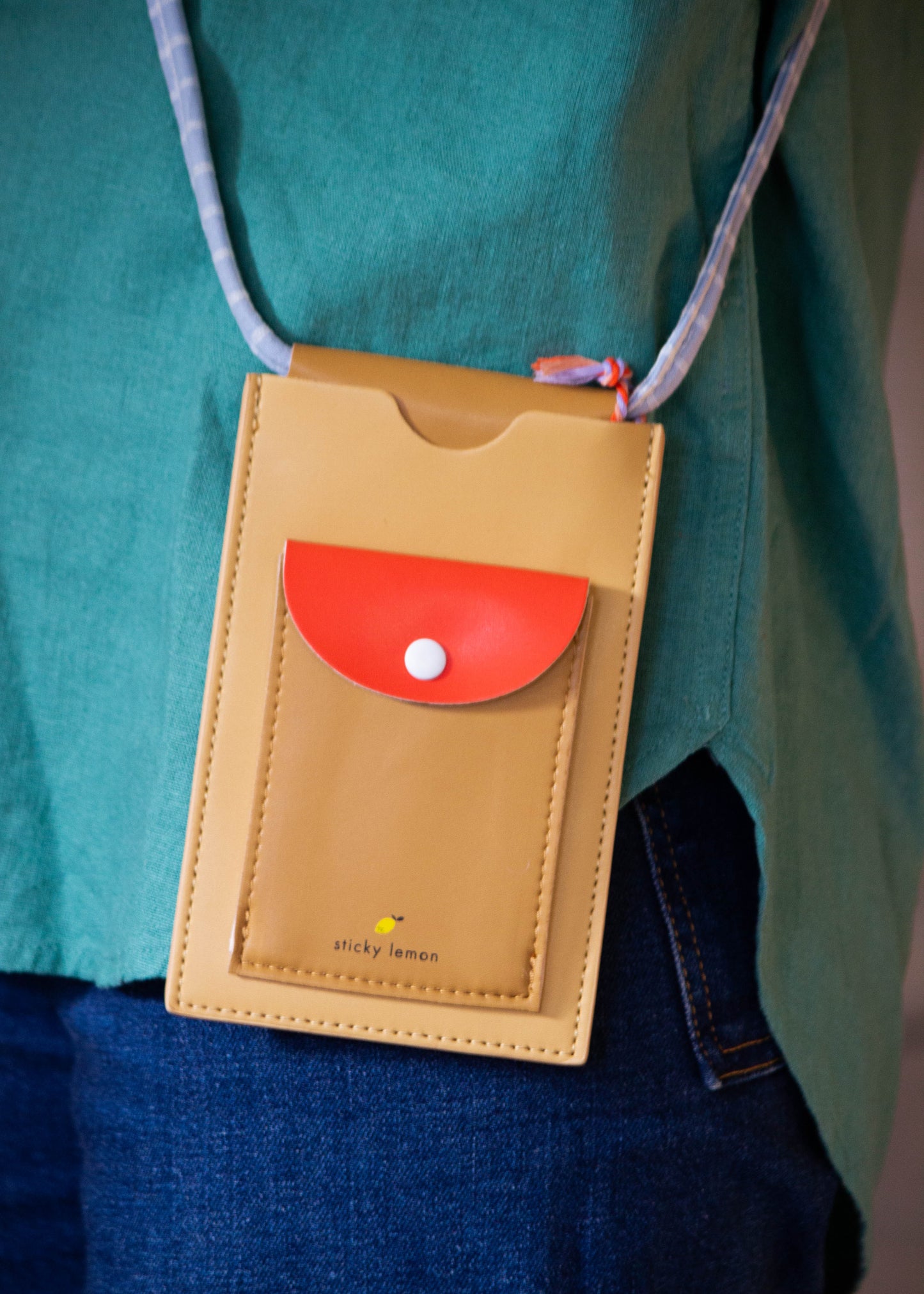 Pear Jam and Red Phone Pouch