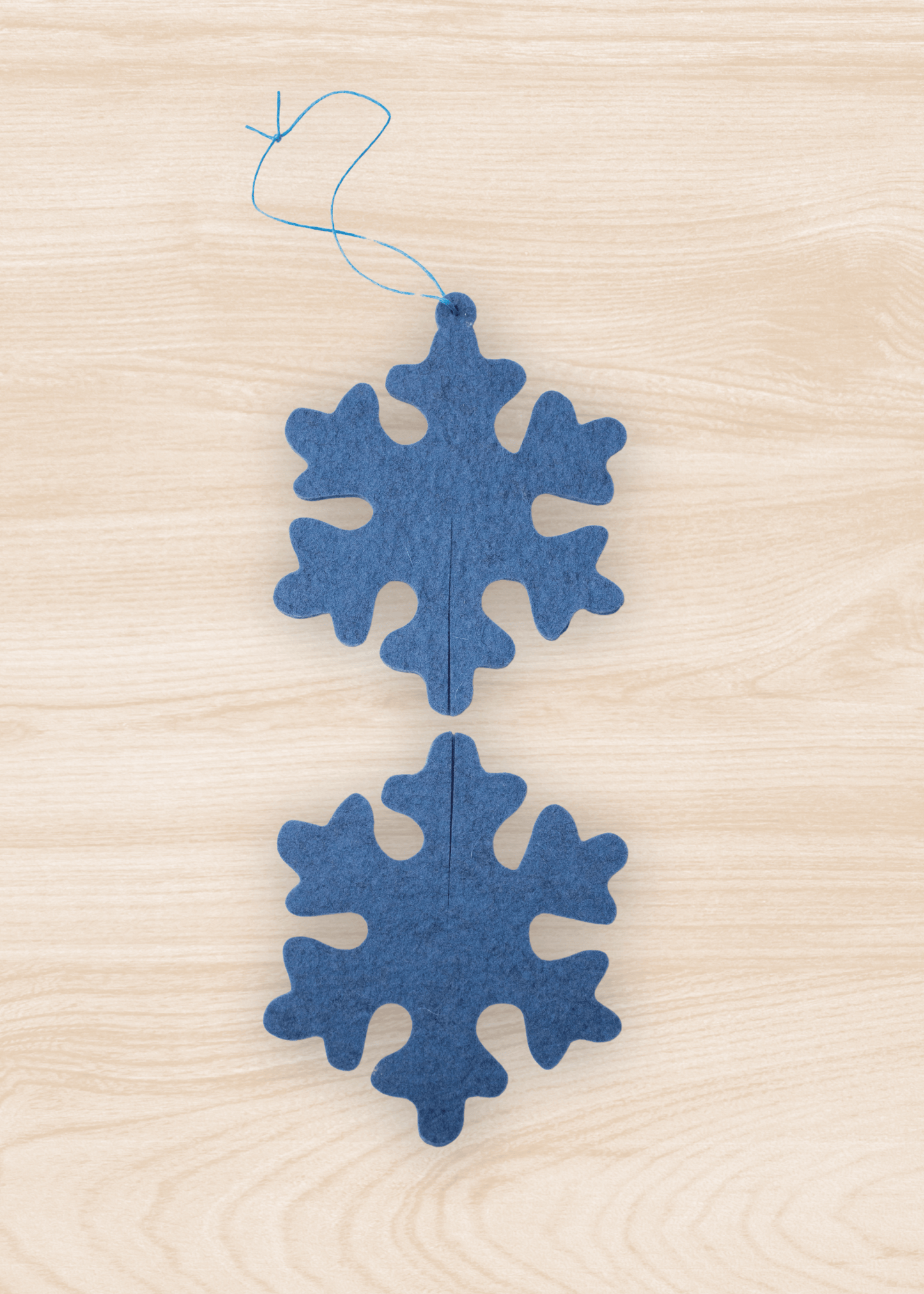 Stahl Snowflake Felt Ornament