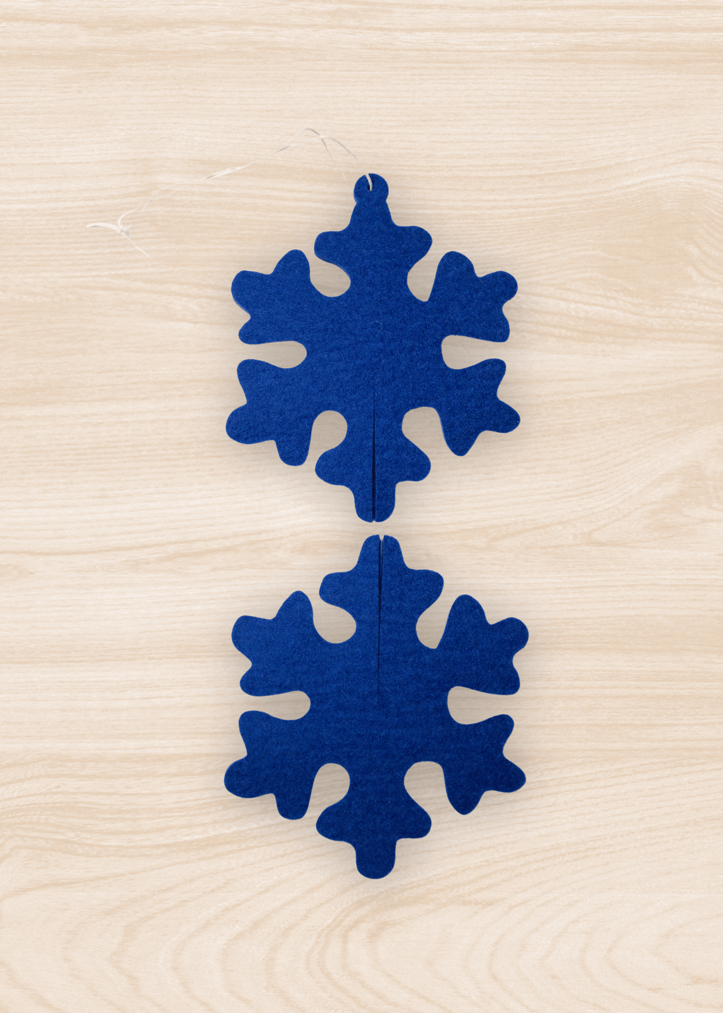 Ozean Snowflake Felt Ornament