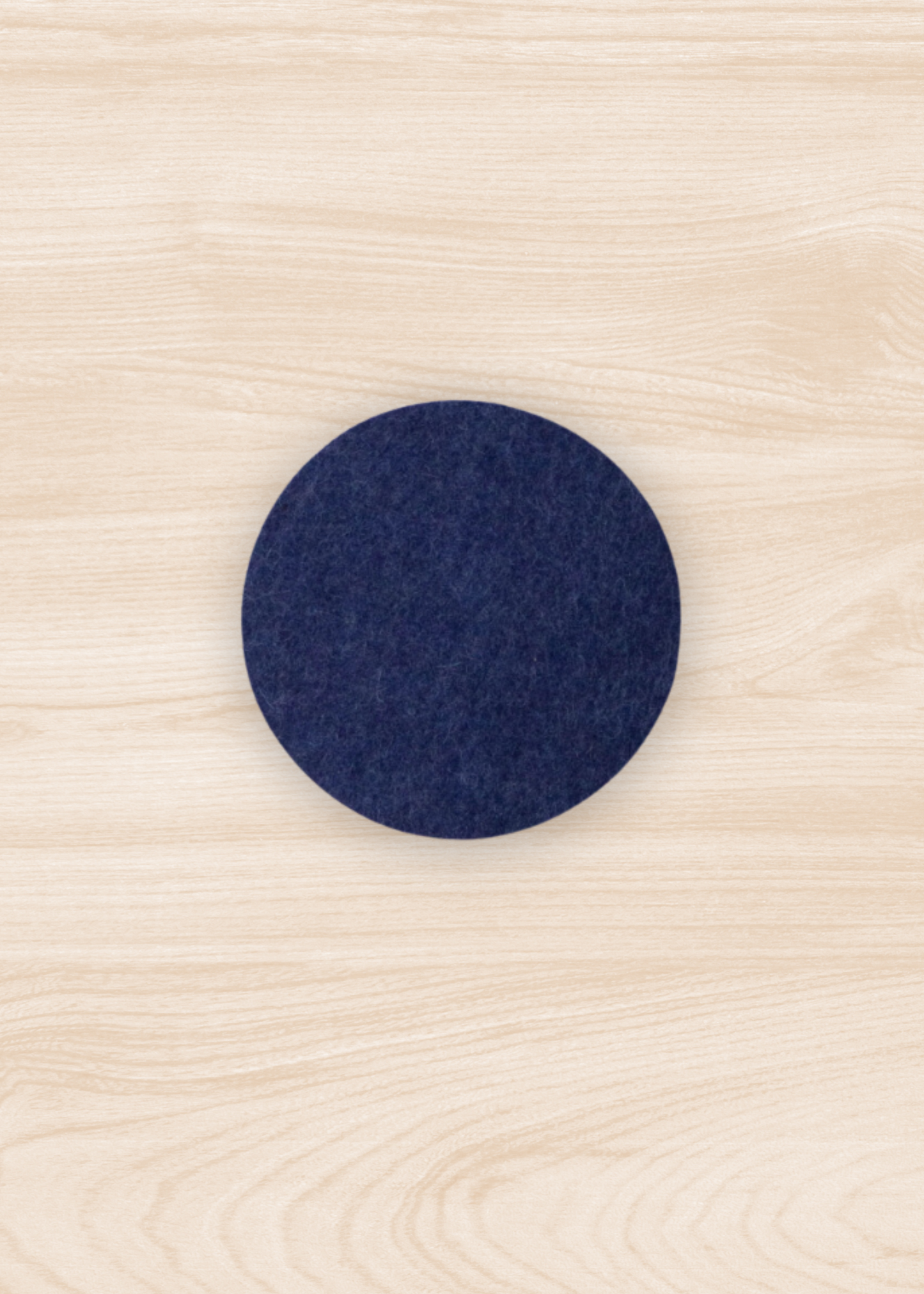 Indigo Circle Felt Coaster