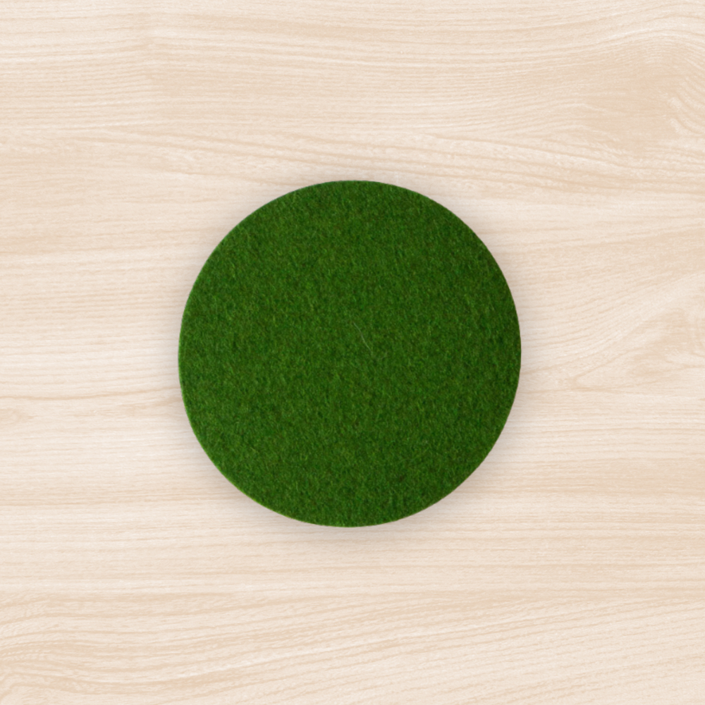 Oliv Circle Felt Coaster