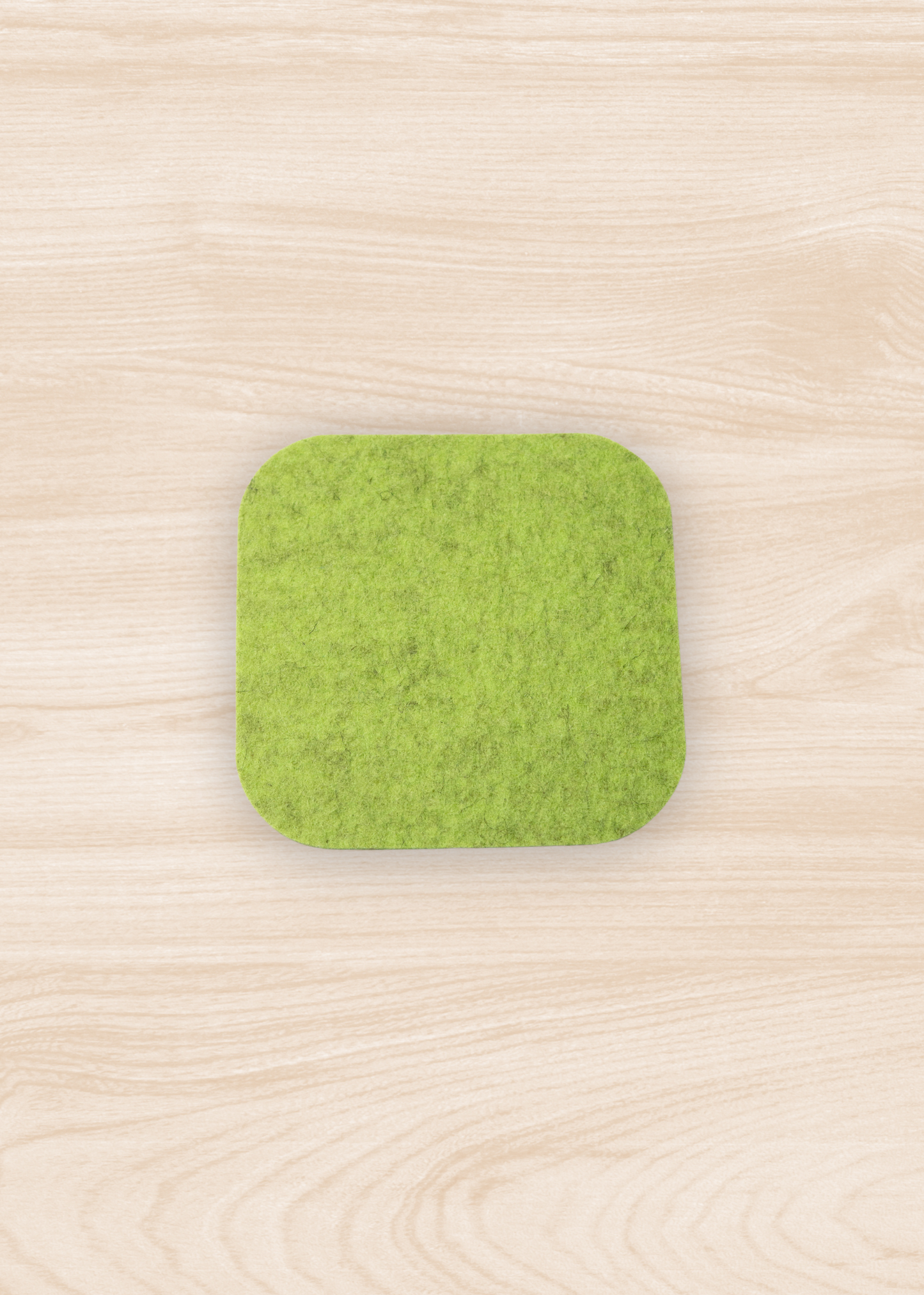 Kiwi Rounded Square Felt Coaster