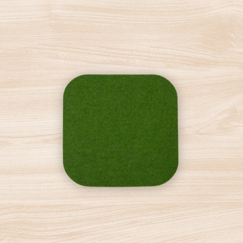 Oliv Rounded Square Felt Coaster