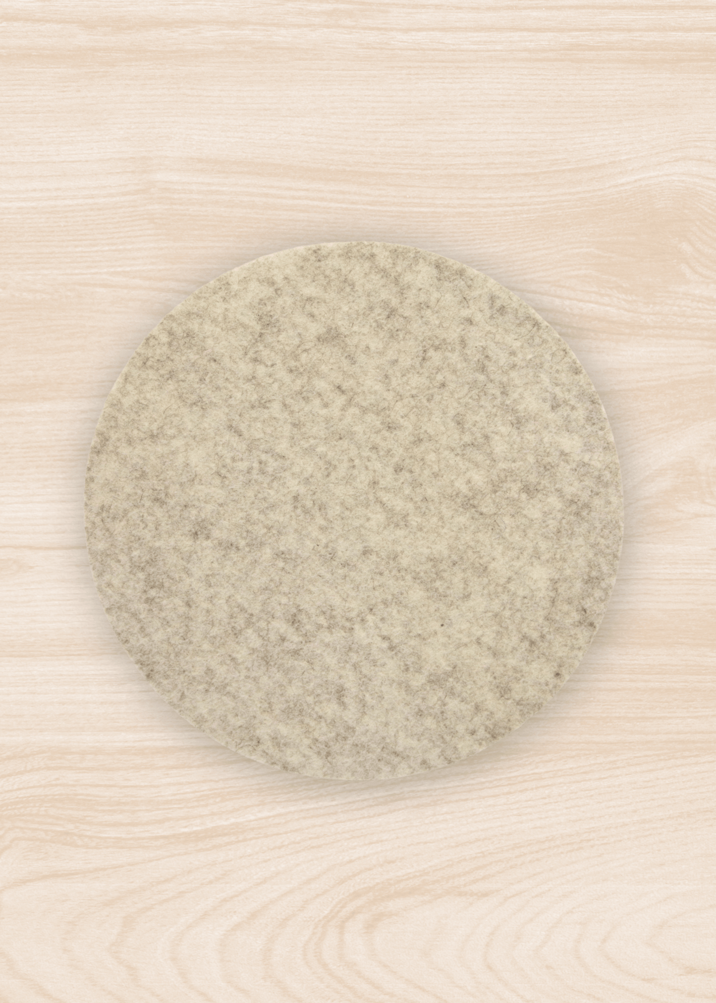 Weiß Felt Circle Trivet