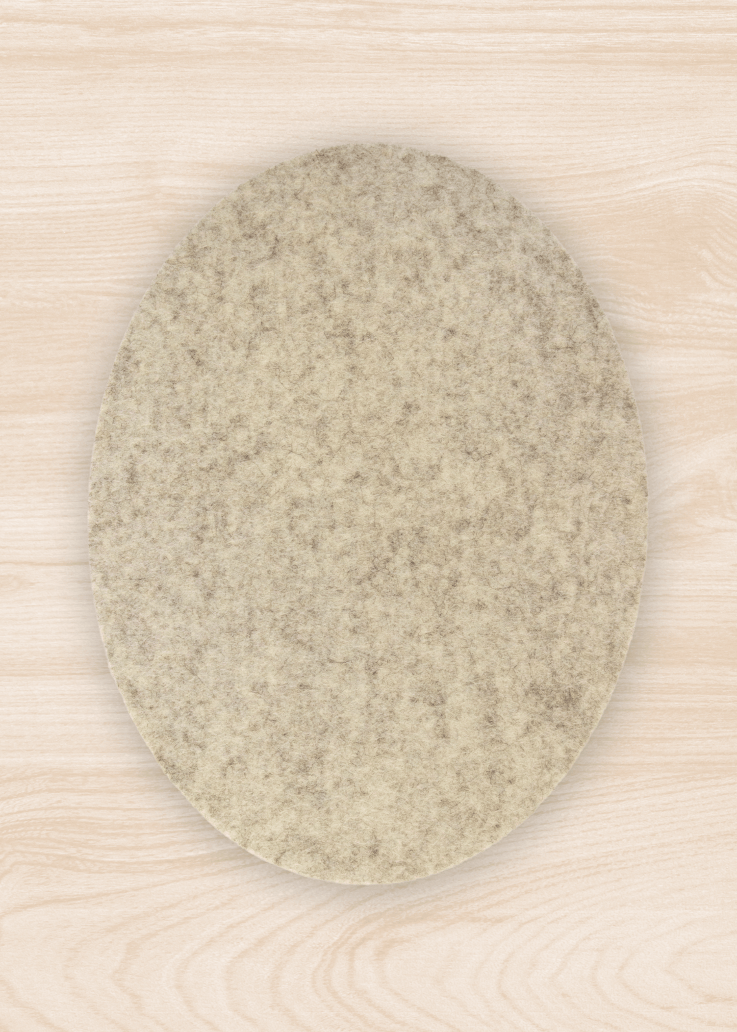 Weiß Felt Oval Trivet