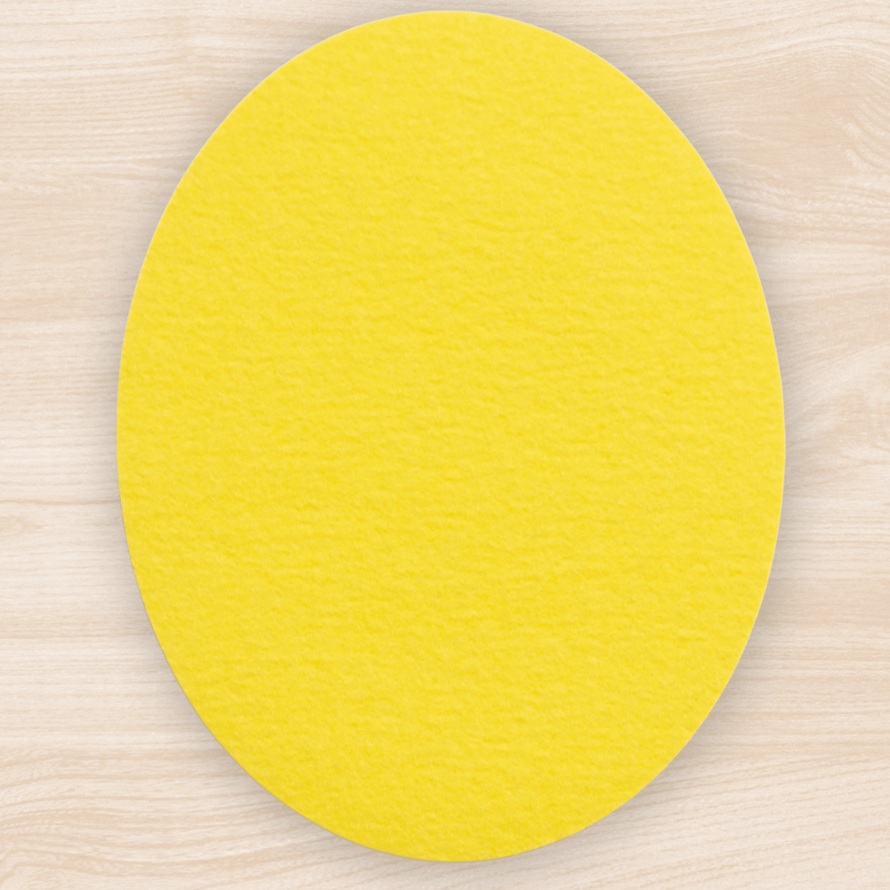 Zitrone Felt Oval Trivet