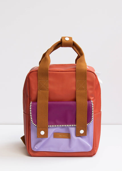 Mini Post Red and Purple Envelope Deluxe Backpack