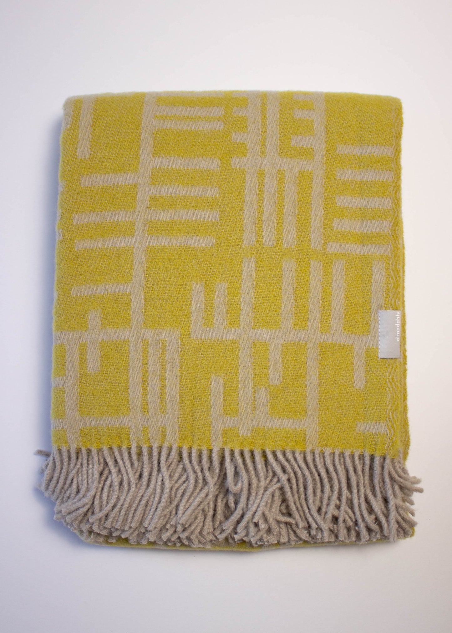 Pickepin Mustard Throw Blanket