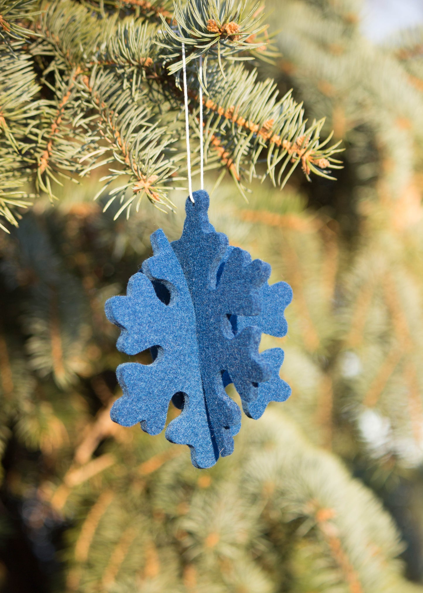 Stahl Snowflake Felt Ornament