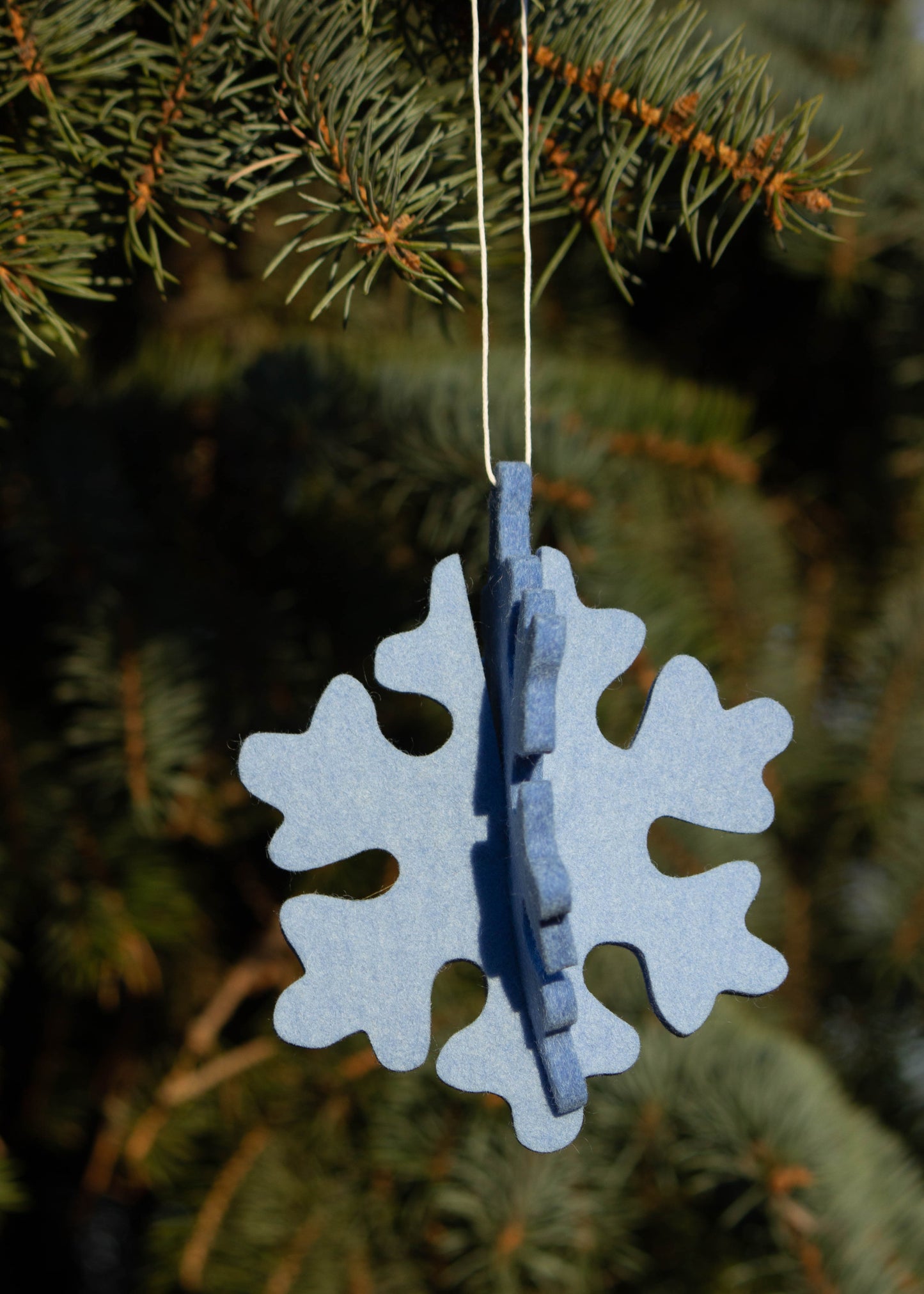 Eis Snowflake Felt Ornament