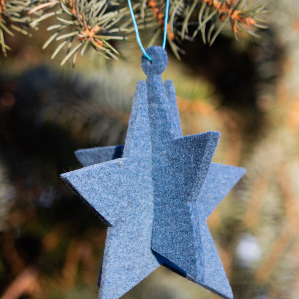 Stahl Star Felt Ornament