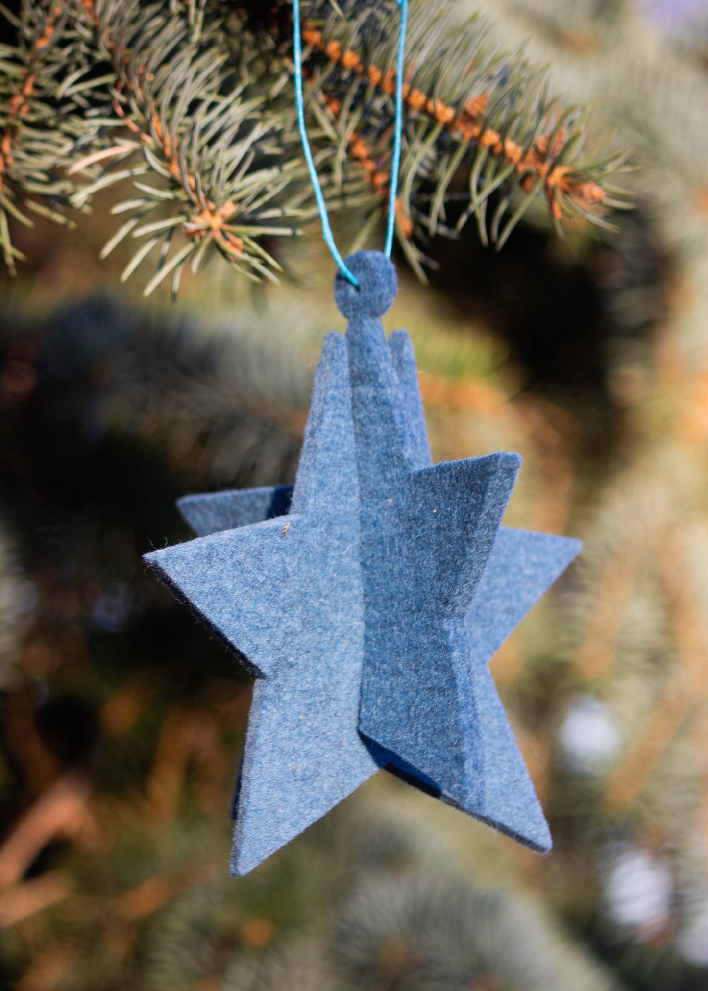 Stahl Star Felt Ornament