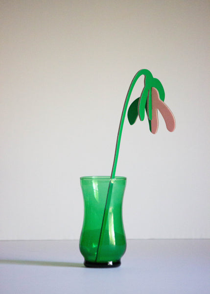 Vintage Dainty Green Vase