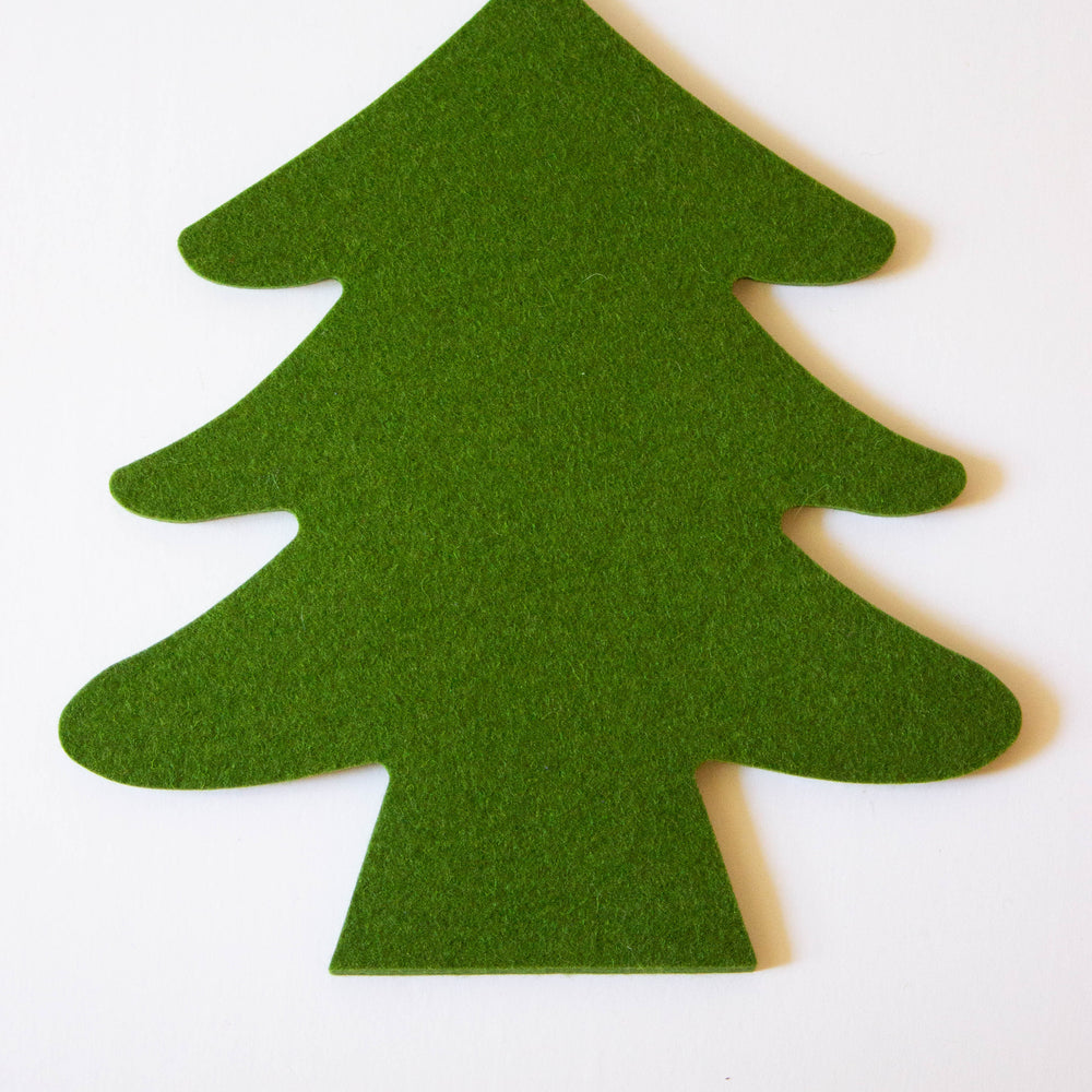 Oliv Christmas Tree Felt Trivet