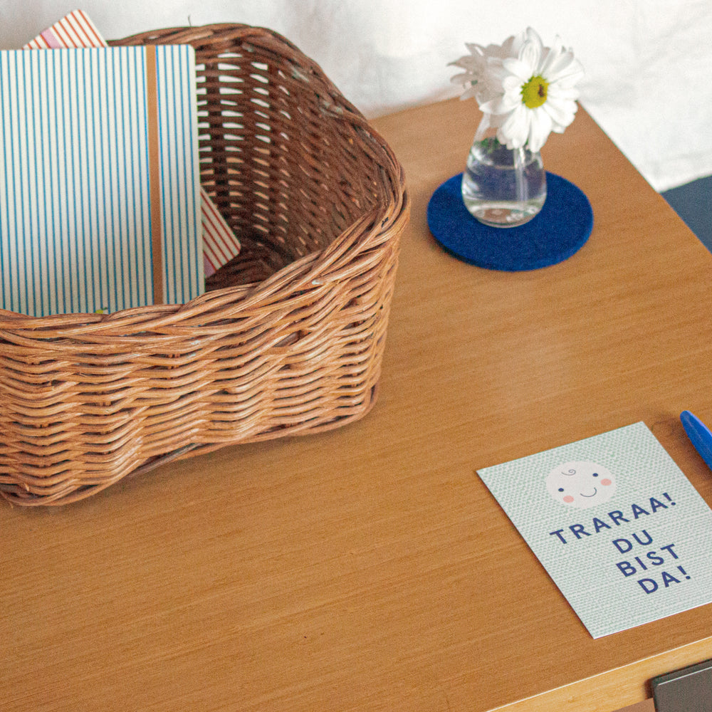 Baby Postcard on Table
