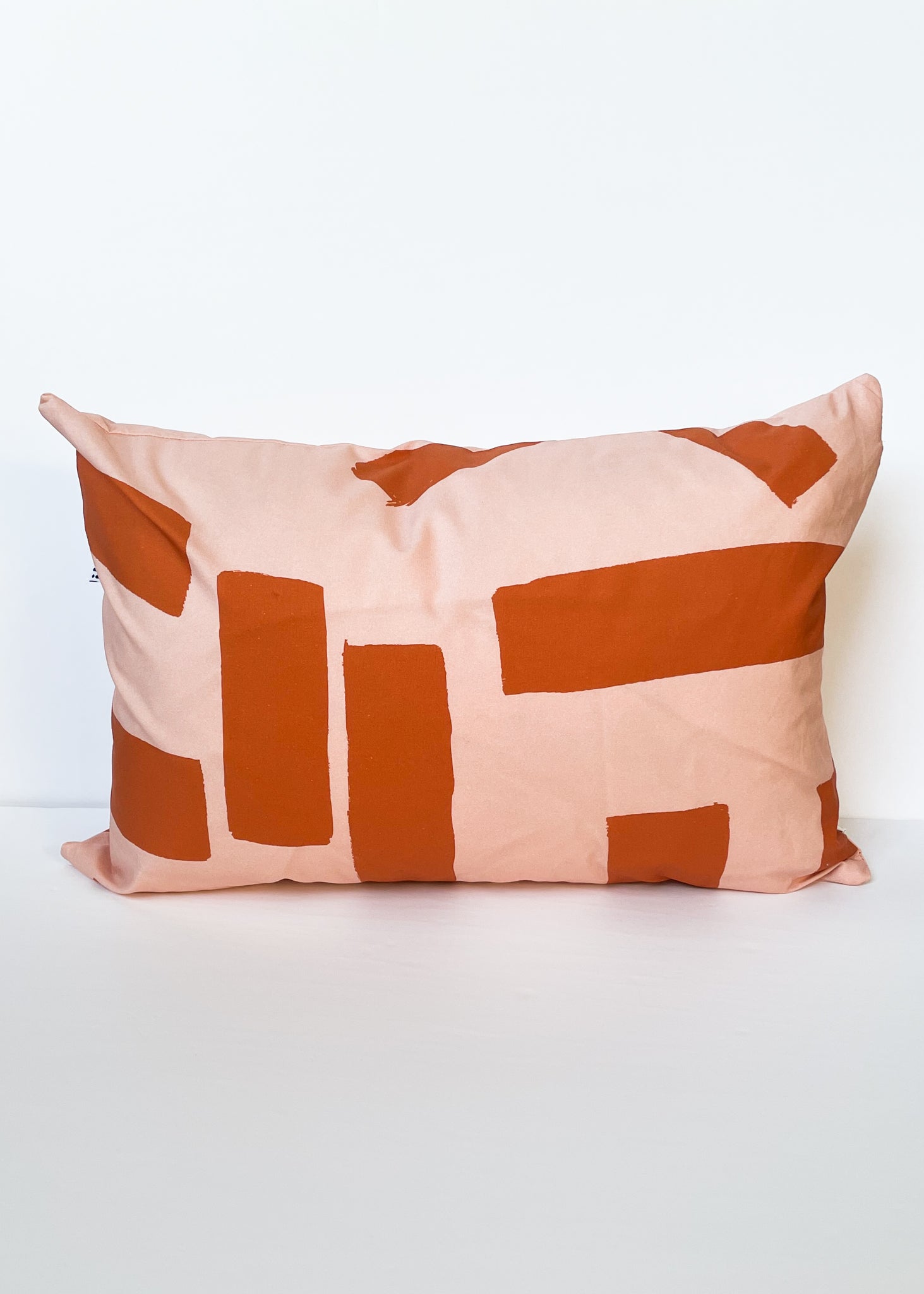 Pink and Rust Pillow