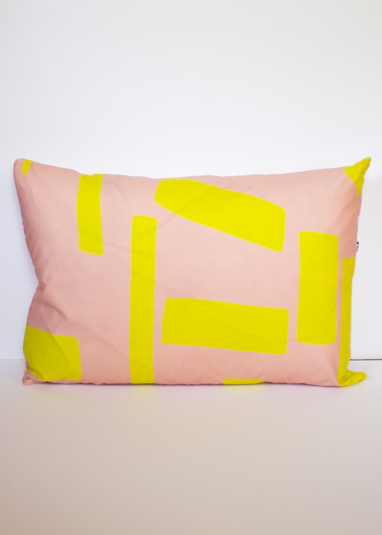 Pink and Yellow Pillow