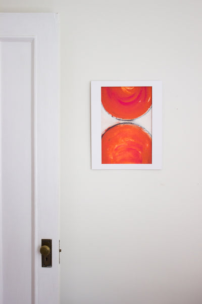 Blood Orange Half Dot Print in Room