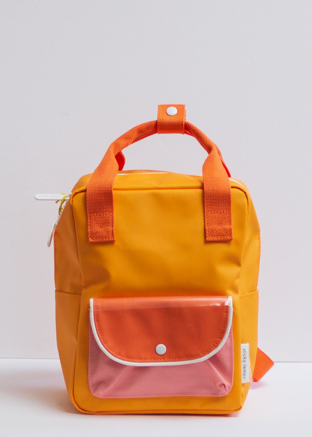 Small Yellow and Orange and Pink Wanderer Backpack