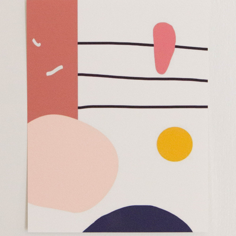 Modern Abstract Print - "Newin 01"