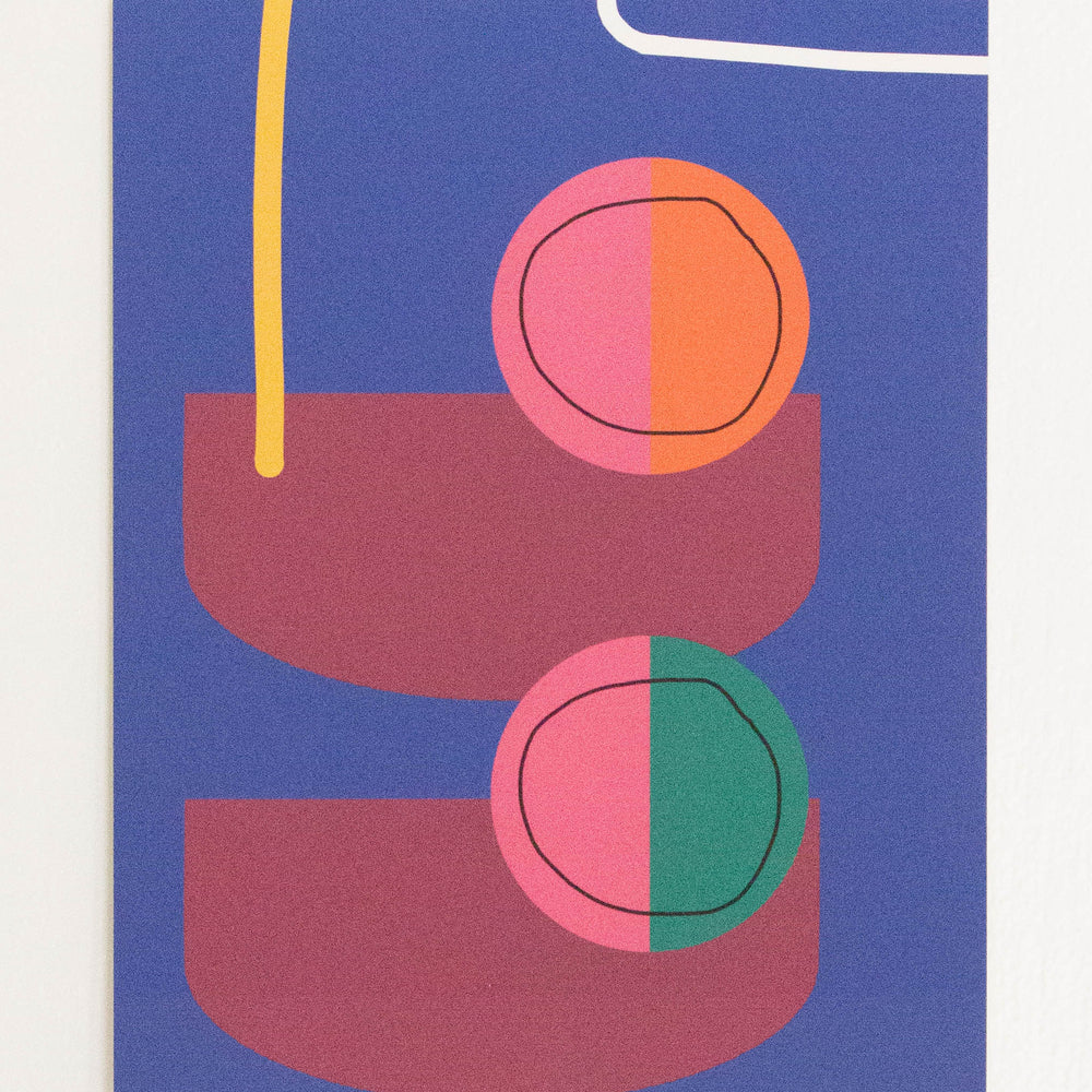 Modern Abstract Print - "Fun Loving 01"