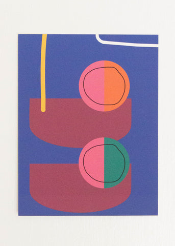 Modern Abstract Print - "Fun Loving 01"