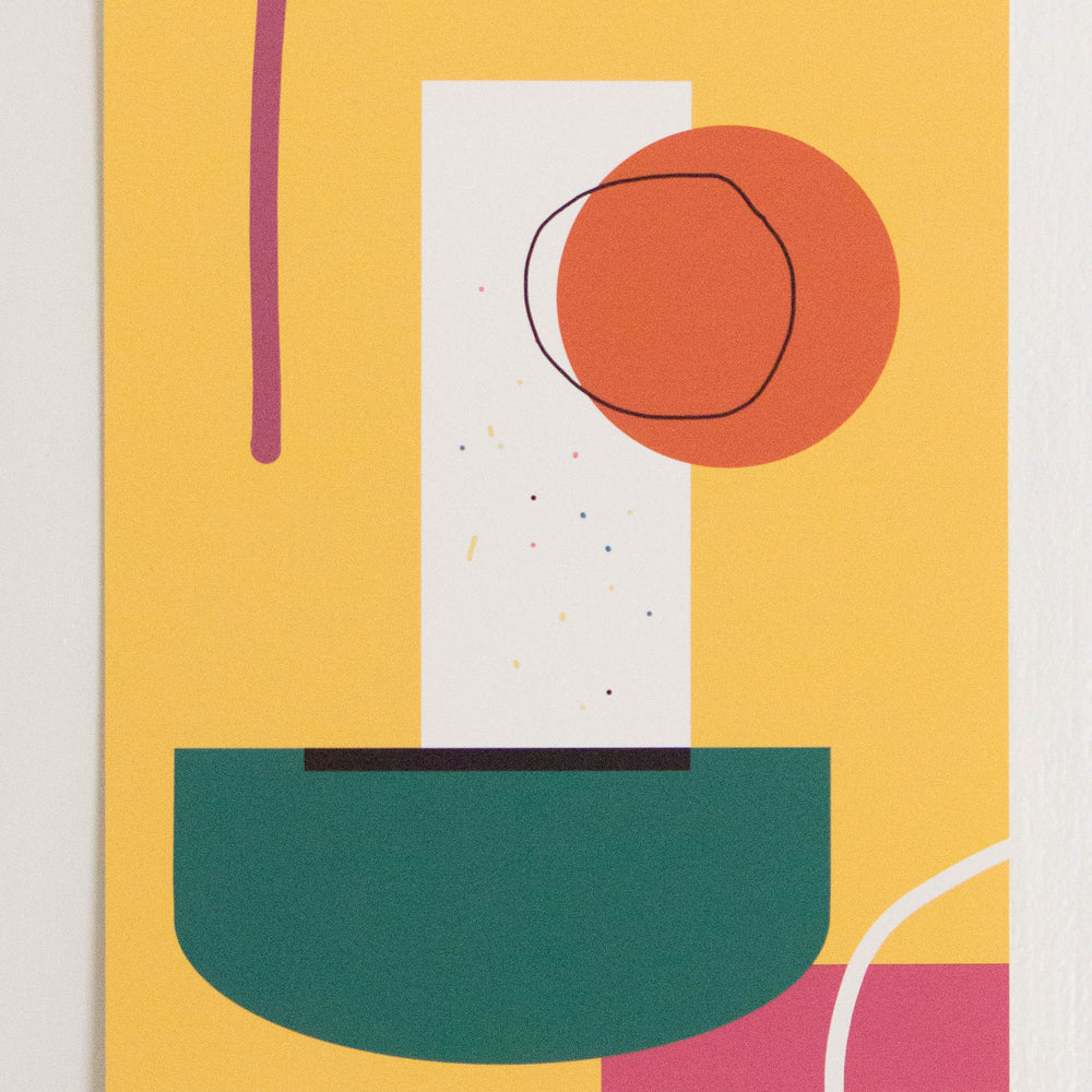 Modern Abstract Print - "Fun Loving 02"