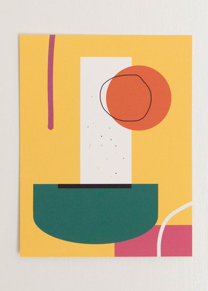 Modern Abstract Print - "Fun Loving 02"