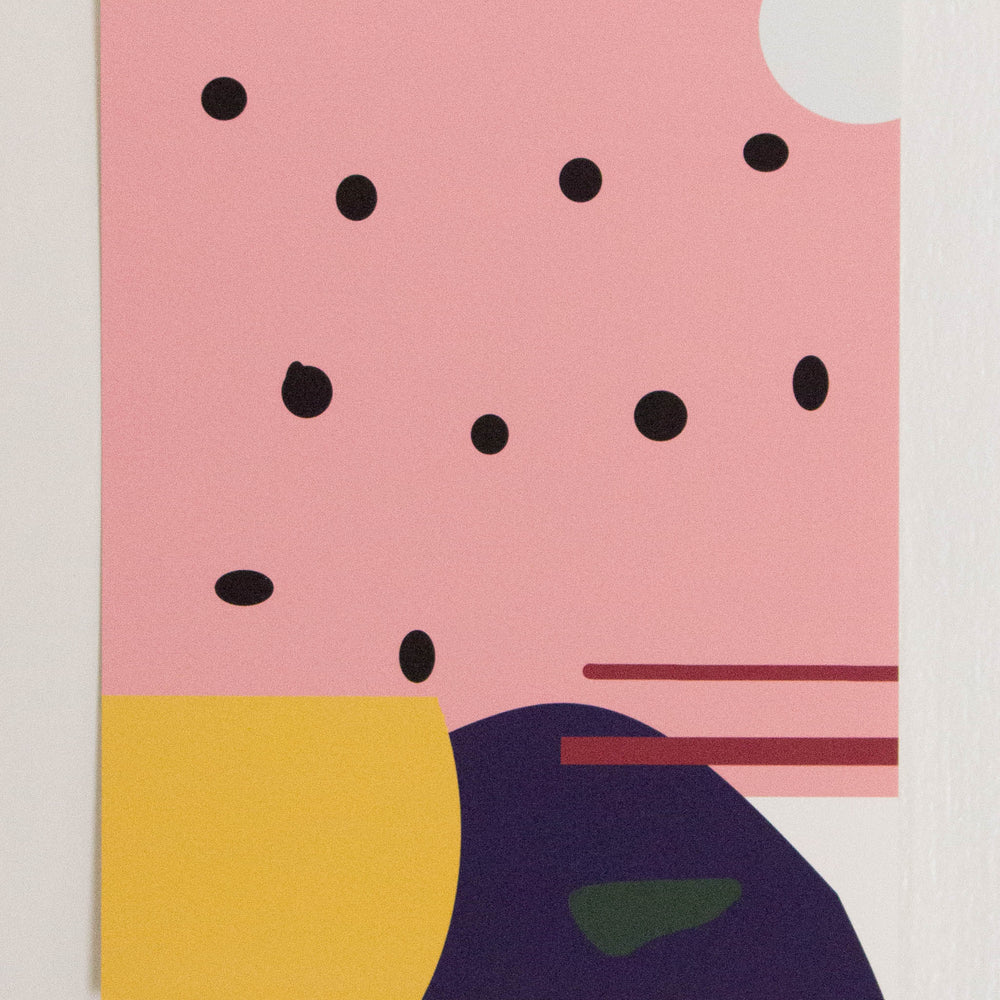 Modern Abstract Print - "Yay 01"