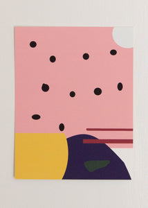 Modern Abstract Print - "Yay 01"