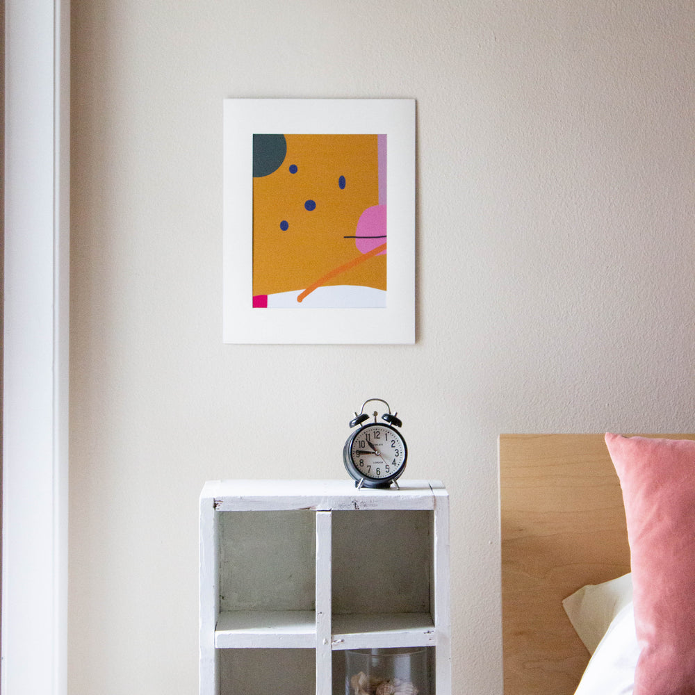 Modern Abstract Print - "Yay 02"