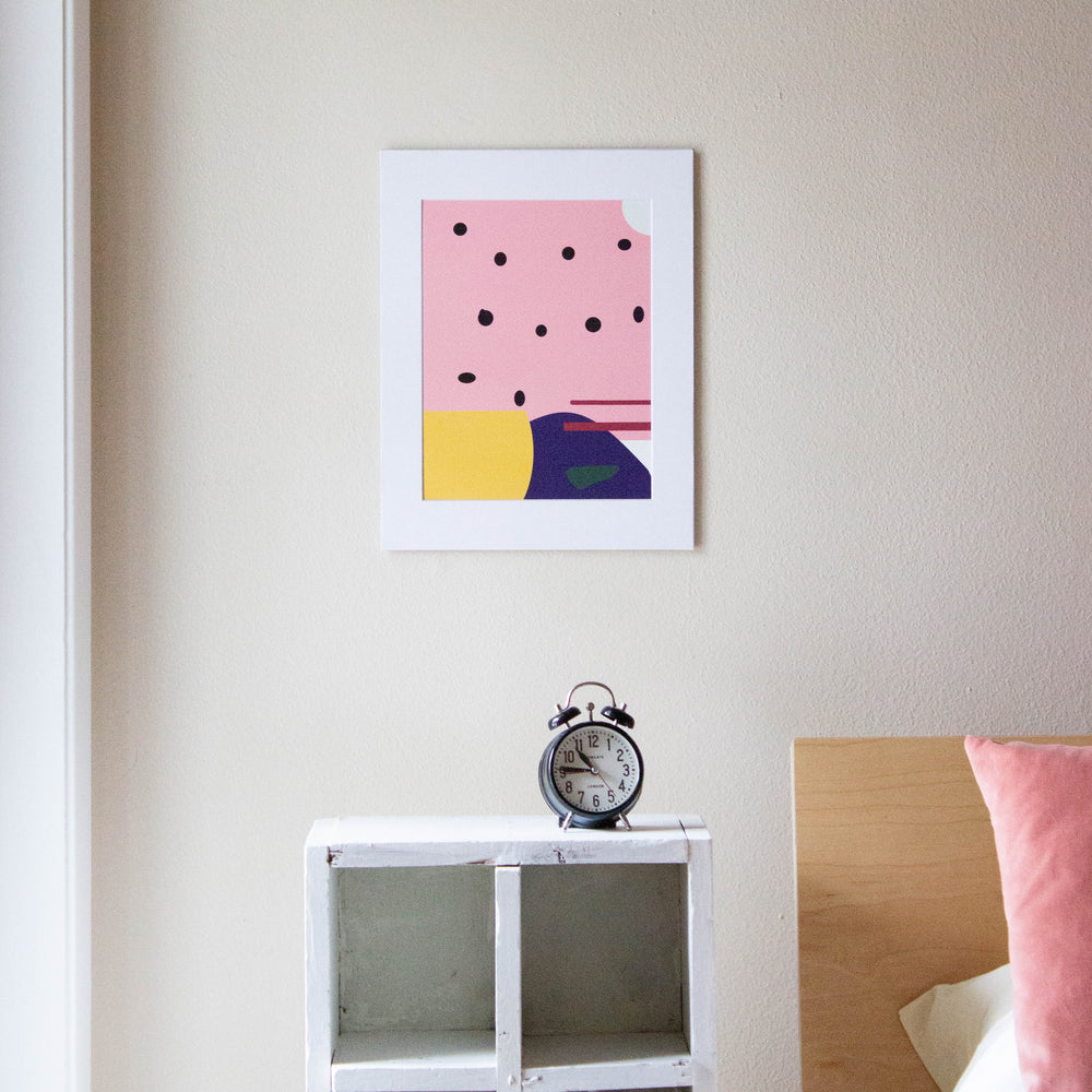 Modern Abstract Print - "Yay 01"