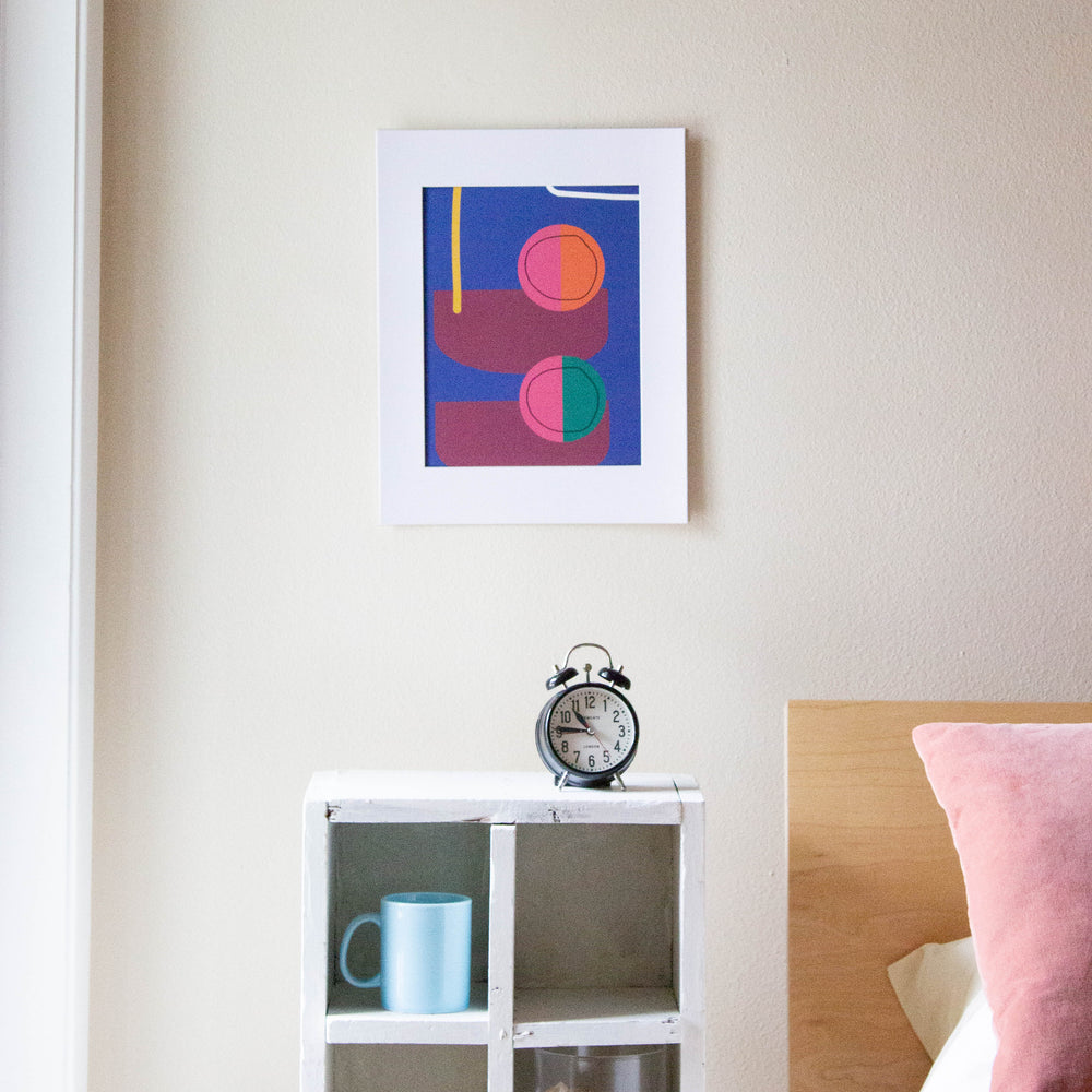 Modern Abstract Print - "Fun Loving 01"